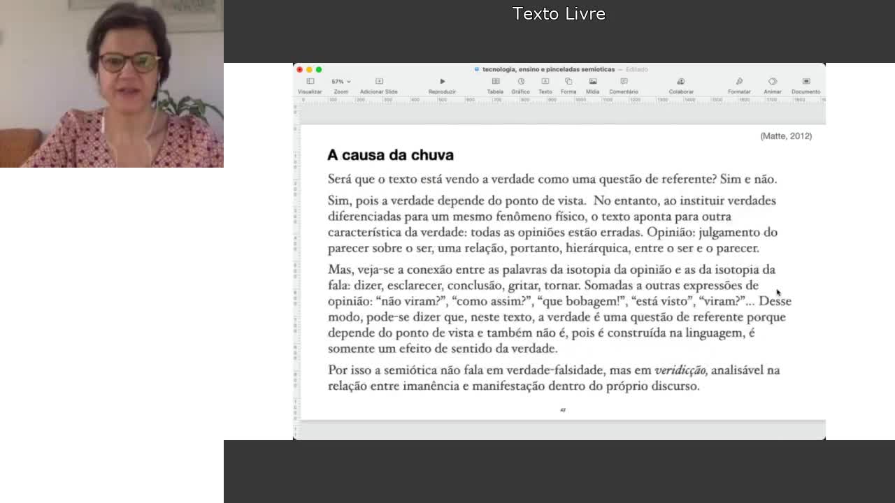 Ensino, Tecnologia e pinceladas semióticas - aula 4