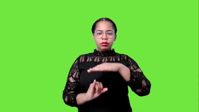 Instituição - sinal Libras