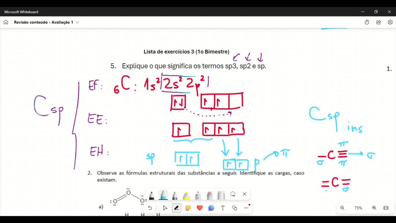 Aula de resolução de exercícios 1 (1oB)