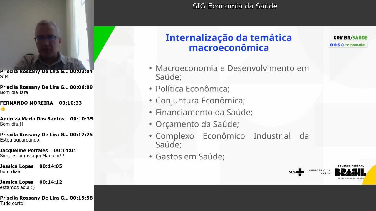 SIG Economia da Saúde *