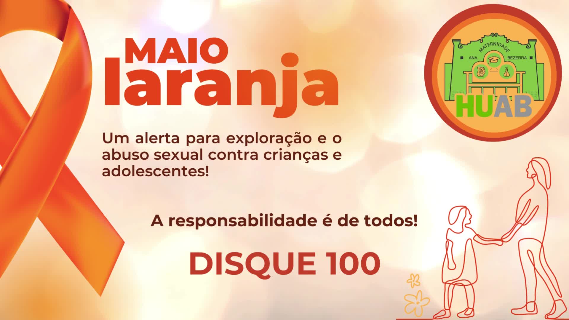 Maio Laranja: um alerta para exploração e o abuso sexual contra crianças e adolescentes!