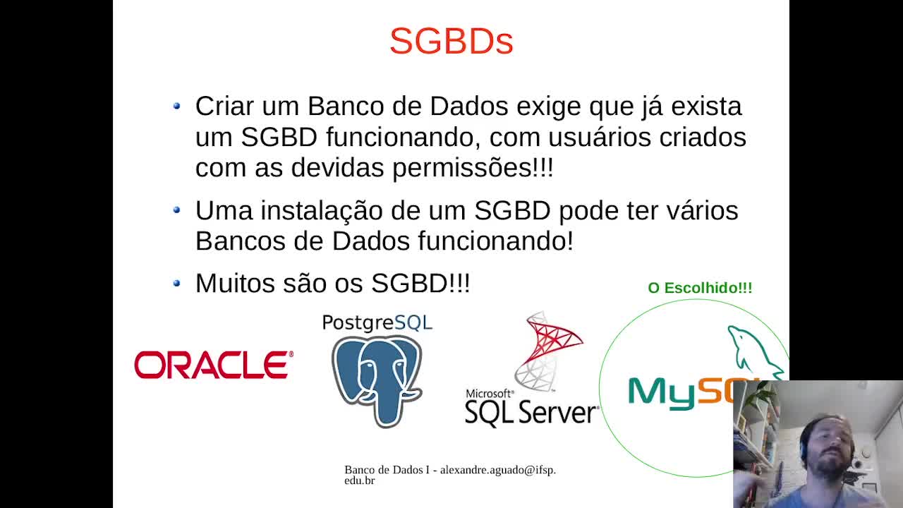 Oficinas Banco de Dados - Vídeo 6 - Do Modelo Lógico a construção Física do Banco de Dados - Começando a falar SQL (DDL) - Parte 1