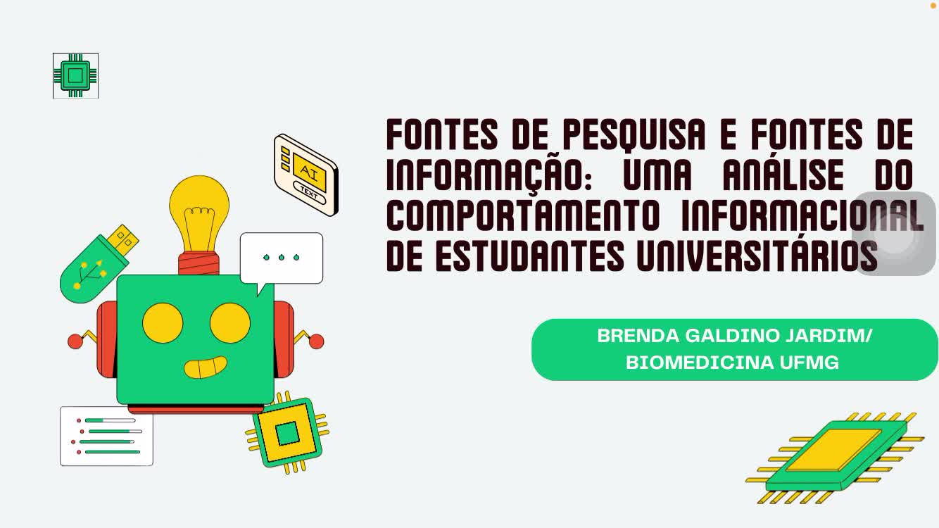 Fontes de pesquisa e fontes de informação