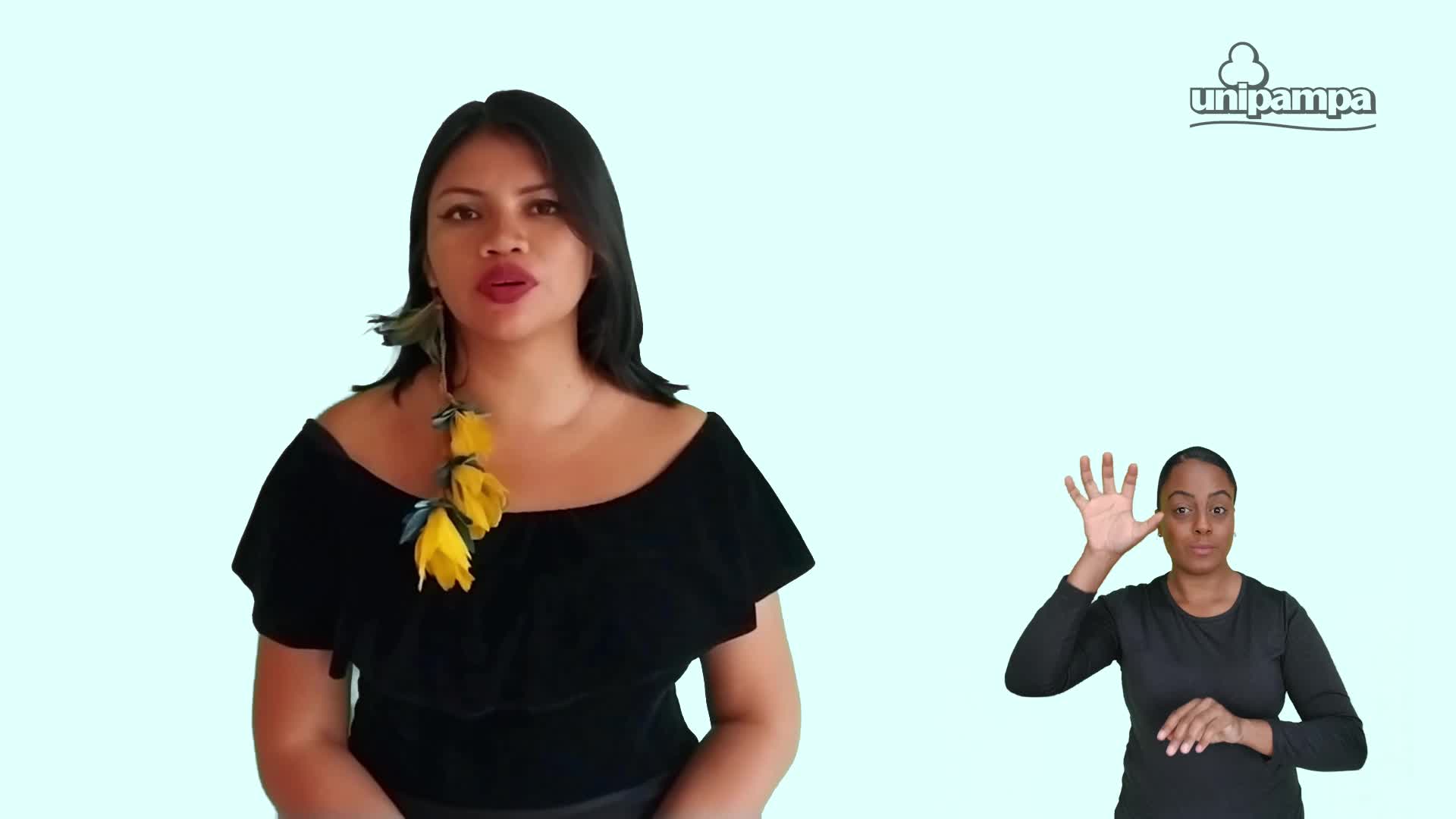 Apresentação Professora Lizlyn - tradução em Libras