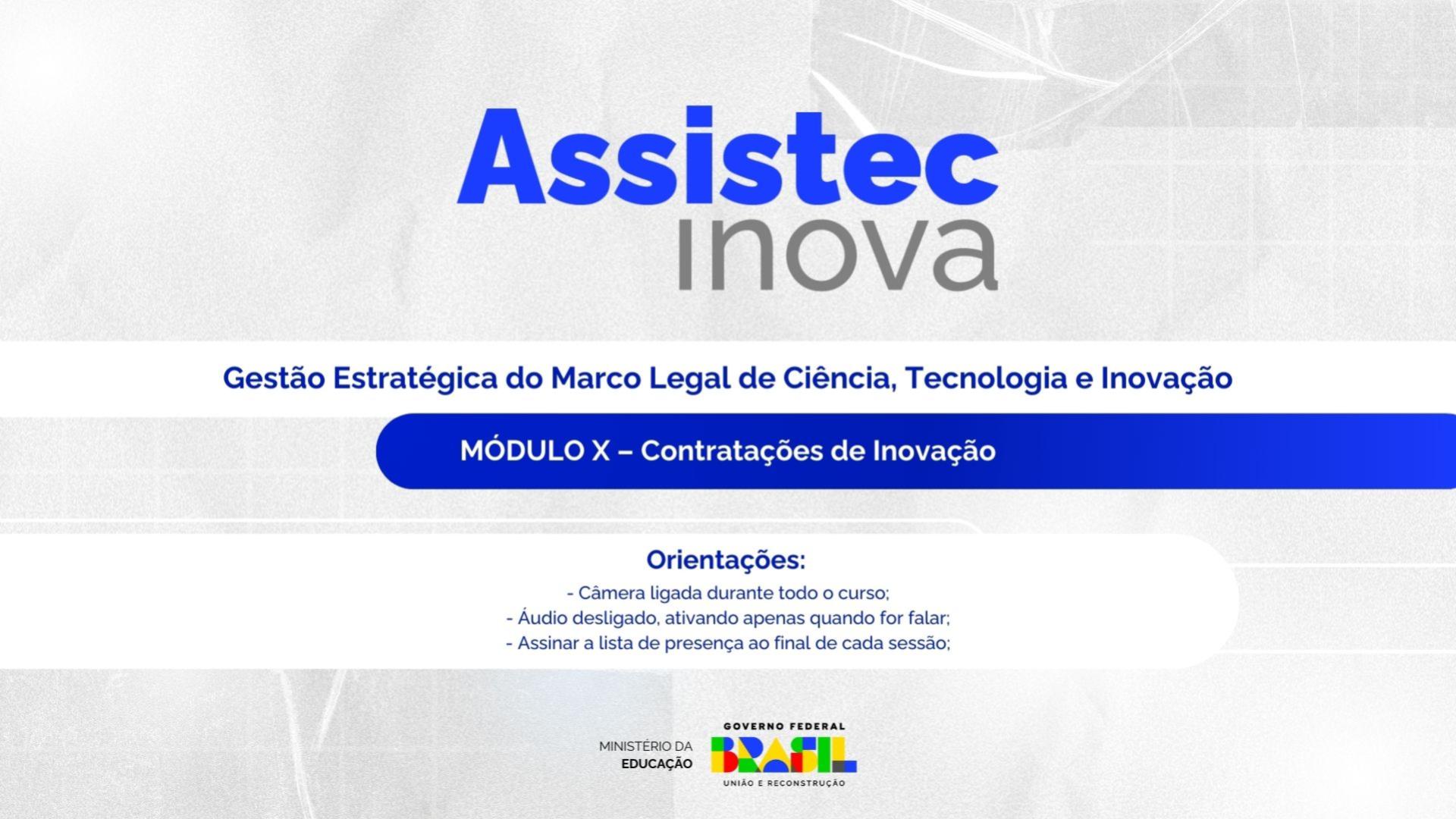 MÓDULO X – Contratações de Inovação