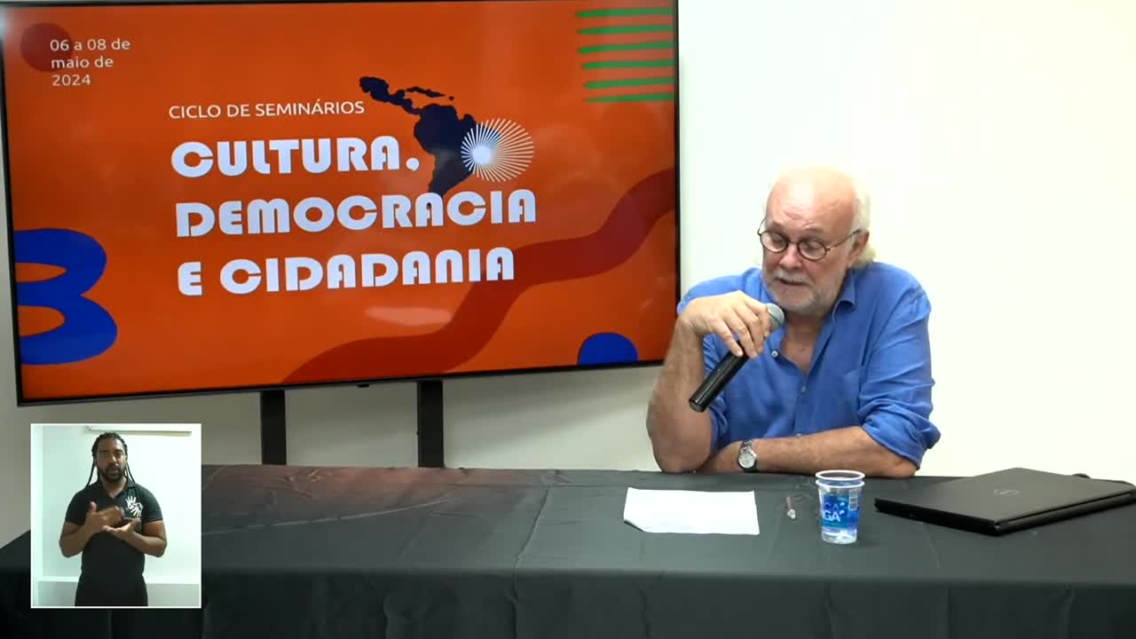 Ciclo de Seminários: Cultura, democracia e cidadania: Democracia e cultura: desafios no Brasil atual