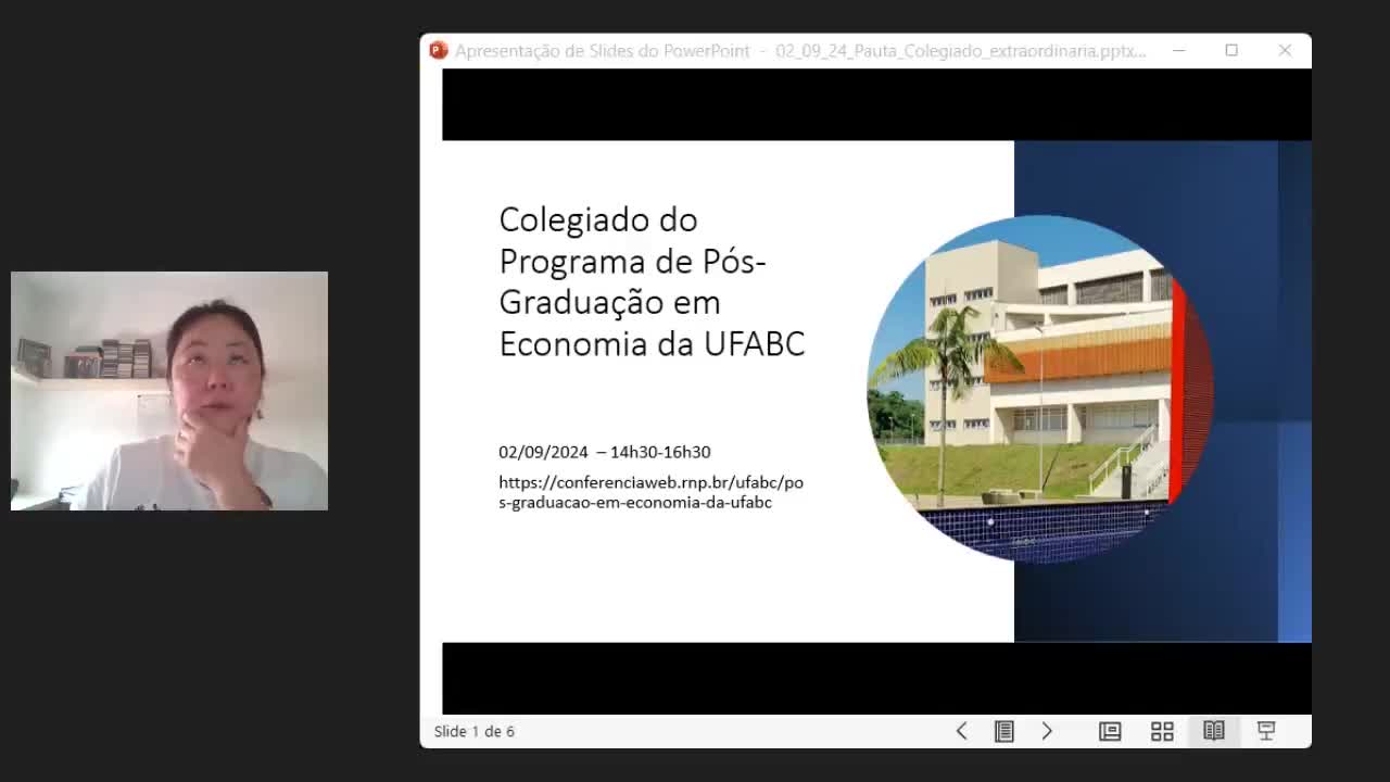 02_09_24 Extraordinária_Colegiado_da Pós-Graduação em Economia da UFABC