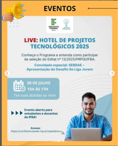 Live do Hotel de Projetos